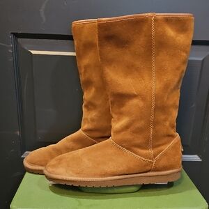Coach Gisele Brown Suede Boots